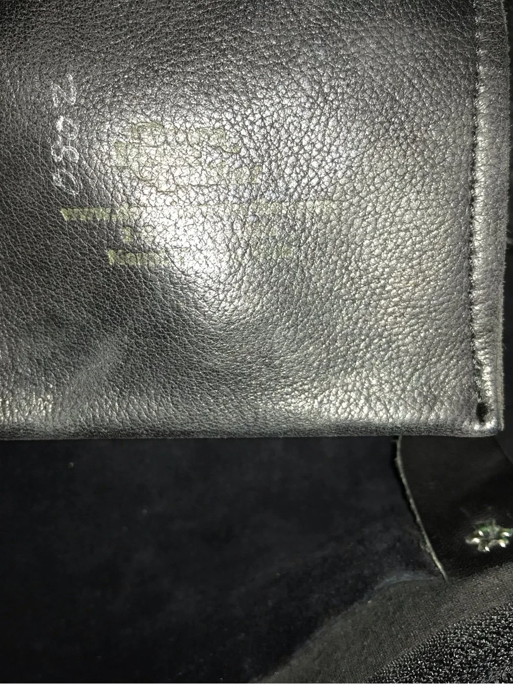 N/A leather bag